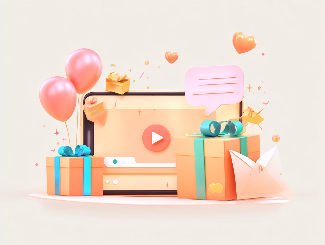 Birthday video message gift idea